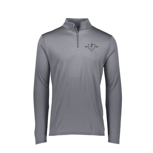 [FTLQFLGY-FAXS-LOGO3] Decker Women's Flex-Lite 1/4 Zip Shirt (Female Adult XS, Gray, Logo 3)