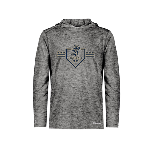 [FOLHCGBK-YS-LOGO3] Decker Youth Charge Hoodie (Youth S, Black, Logo 3)