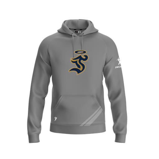 [FOLHSMGY-YXS-LOGO1] Decker Summit Hoodie (Youth XS, Gray, Logo 1)