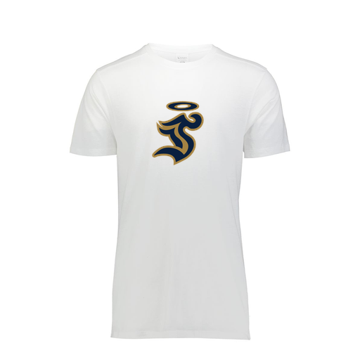 [FTSCUBWH-AS-LOGO1] Decker Men's Tri-Blend T-Shirt - Short Sleeve (Adult S, White, Logo 1)