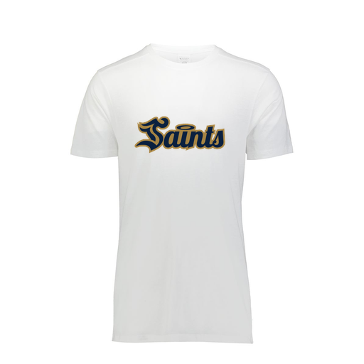 [FTSCUBWH-AS-LOGO2] Decker Men's Tri-Blend T-Shirt - Short Sleeve (Adult S, White, Logo 2)