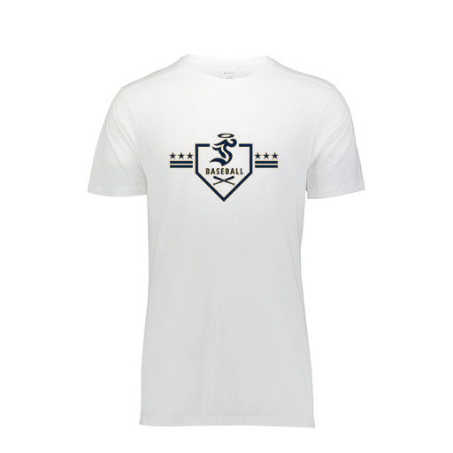 [FTSCUBWH-AS-LOGO3] Decker Men's Tri-Blend T-Shirt - Short Sleeve (Adult S, White, Logo 3)