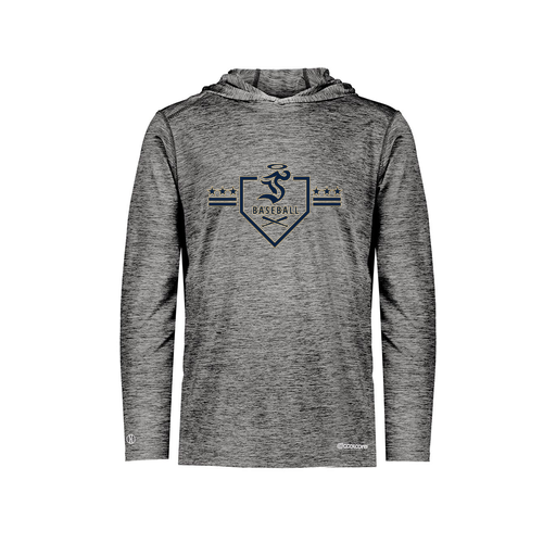 [FOLHCGBK-AS-LOGO3] Decker Men's Charge Hoodie (Adult S, Black, Logo 3)