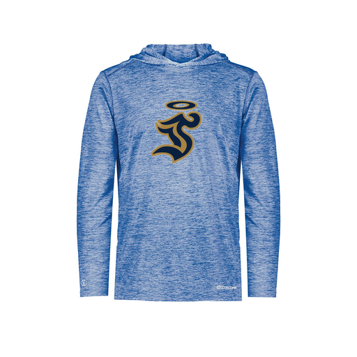 [FOLHCGRY-YS-LOGO1] Decker Youth Charge Hoodie (Youth S, Royal, Logo 1)