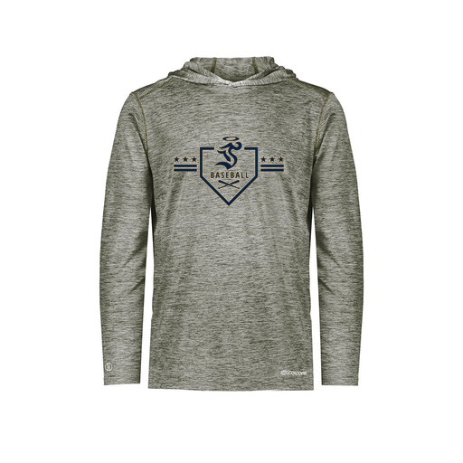 [FOLHCGGY-YS-LOGO3] Decker Youth Charge Hoodie (Youth S, Gray, Logo 3)