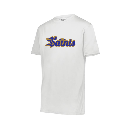 [222818.005.S-LOGO2] Men's Movement Dri Fit Shirt (Adult S, White, Logo 2)