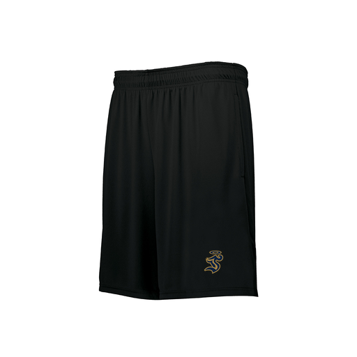 [229511.080.XS-LOGO1] Decker Men's Swift Short (Adult XS, Black, Logo 1)