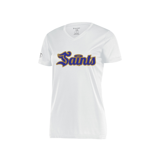 [222820.005.S-LOGO2] Ladies Movement Dri Fit Shirt (Female Adult S, White, Logo 2)